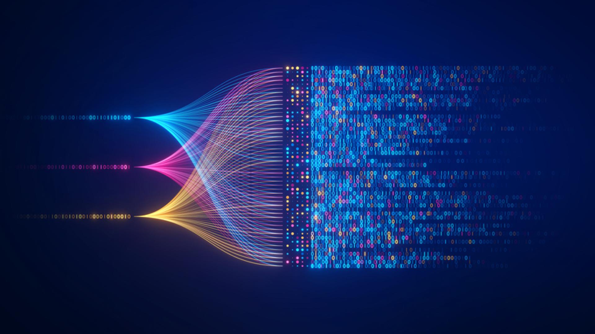 Abstract image illustrating data integration