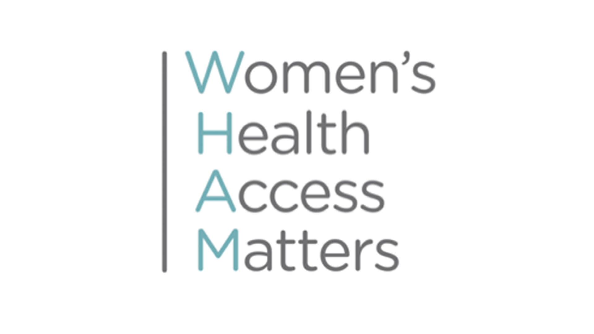 Women's Health Access Matters logo.