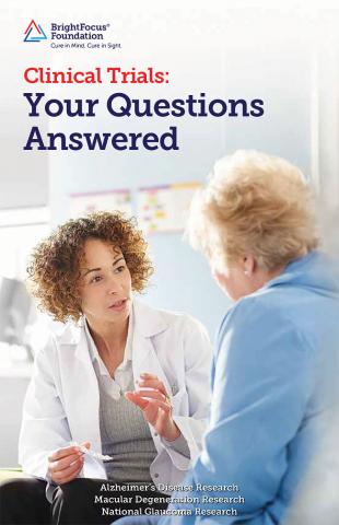 Cover of the brochure "Clinical Trials: Your Questions Answered"