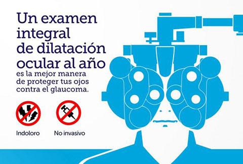 an infographic encouraging readers to get tested for glaucoma every year