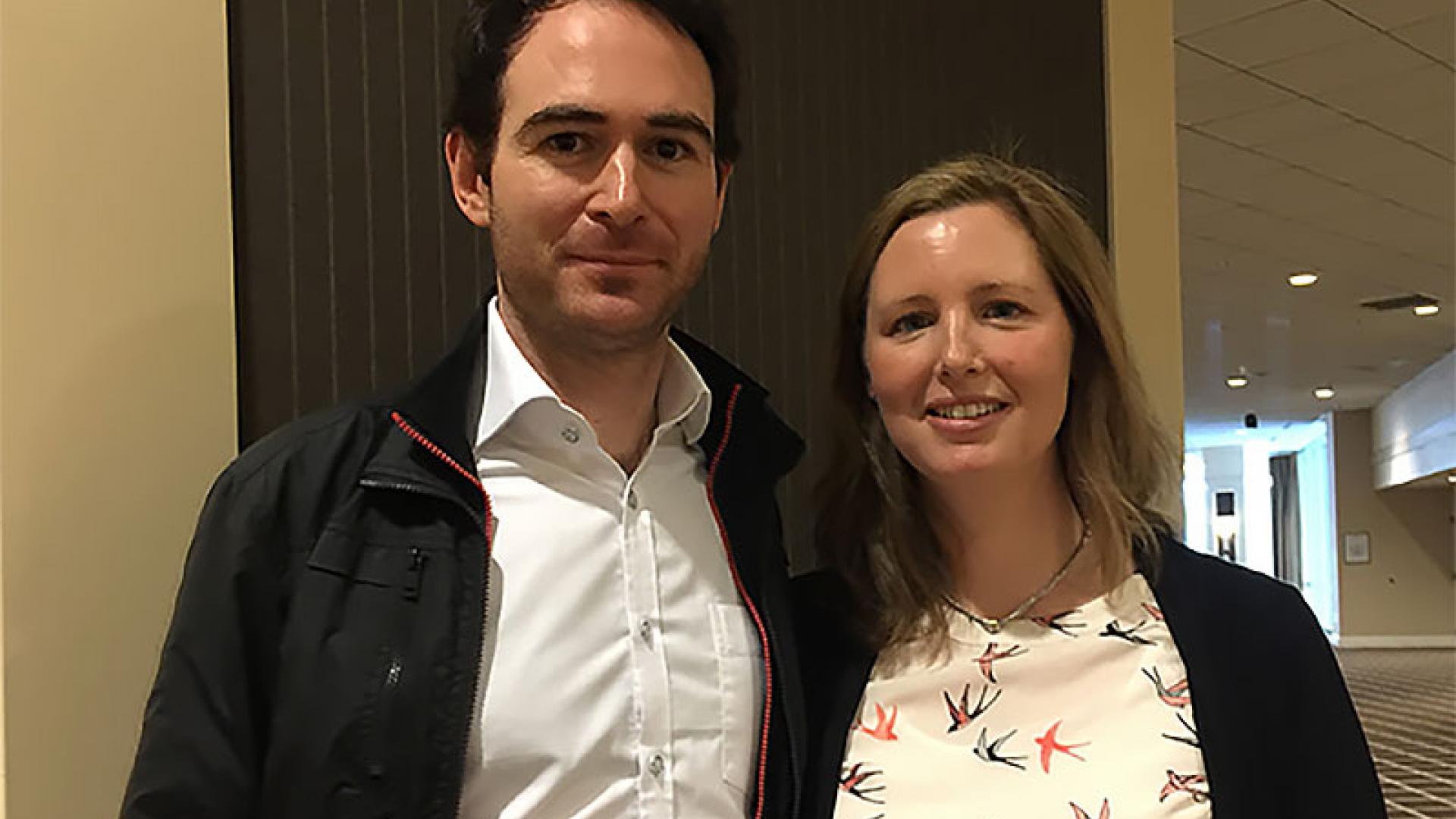 Matthew Campbell, PhD, and Sarah Doyle, PhD, of Trinity College Dublin.