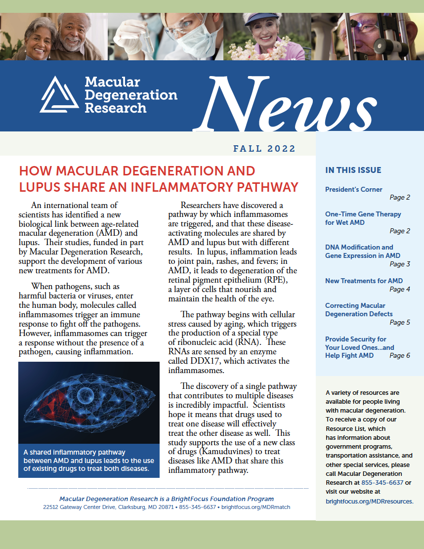 MDR Fall 2022 newsletter cover.