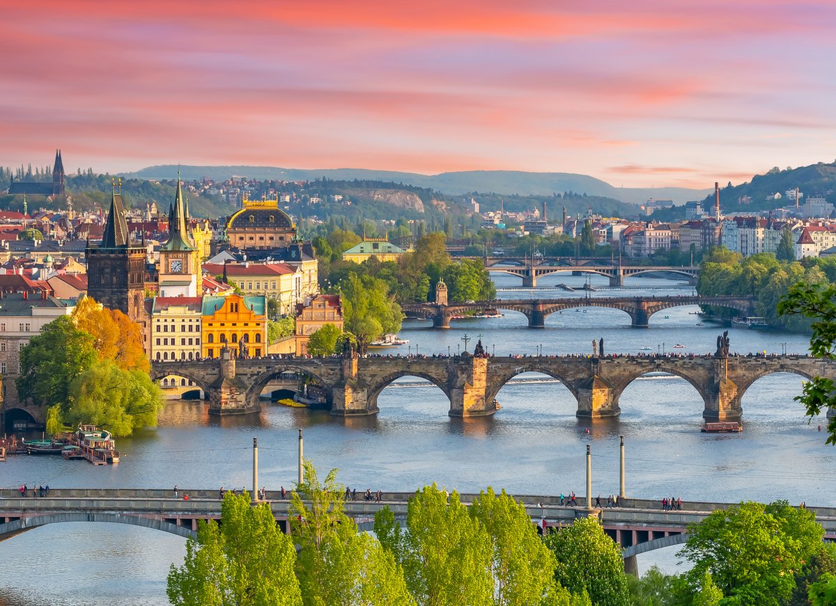 Skyline of Prague