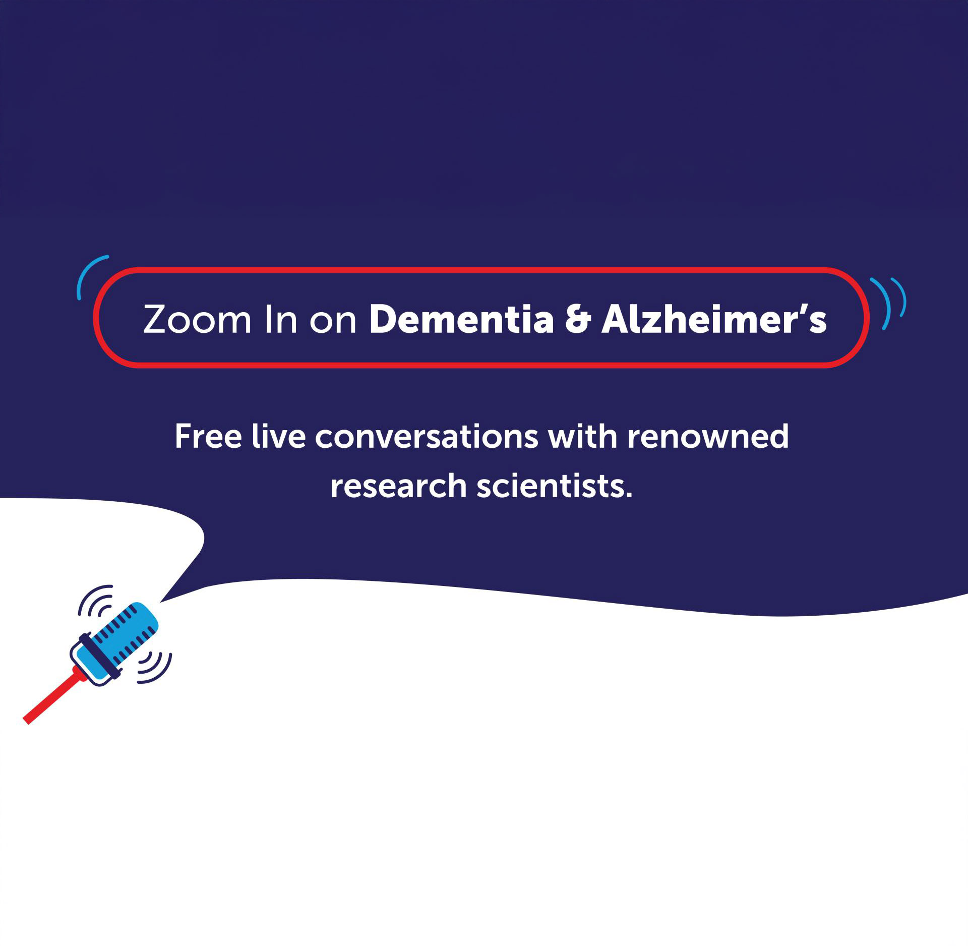 Zoom In on Dementia & Alzheimer's wordmark.