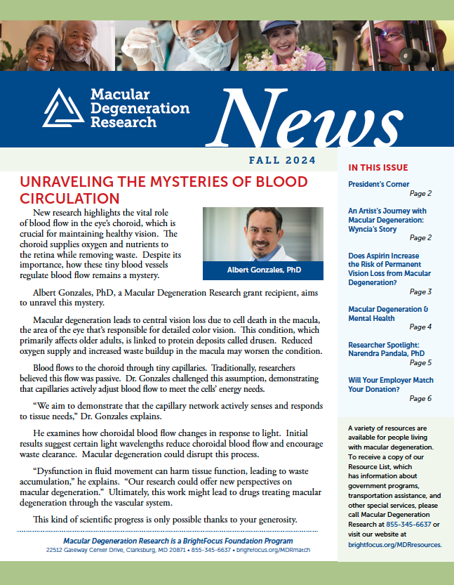 MDR Fall 2024 newsletter cover