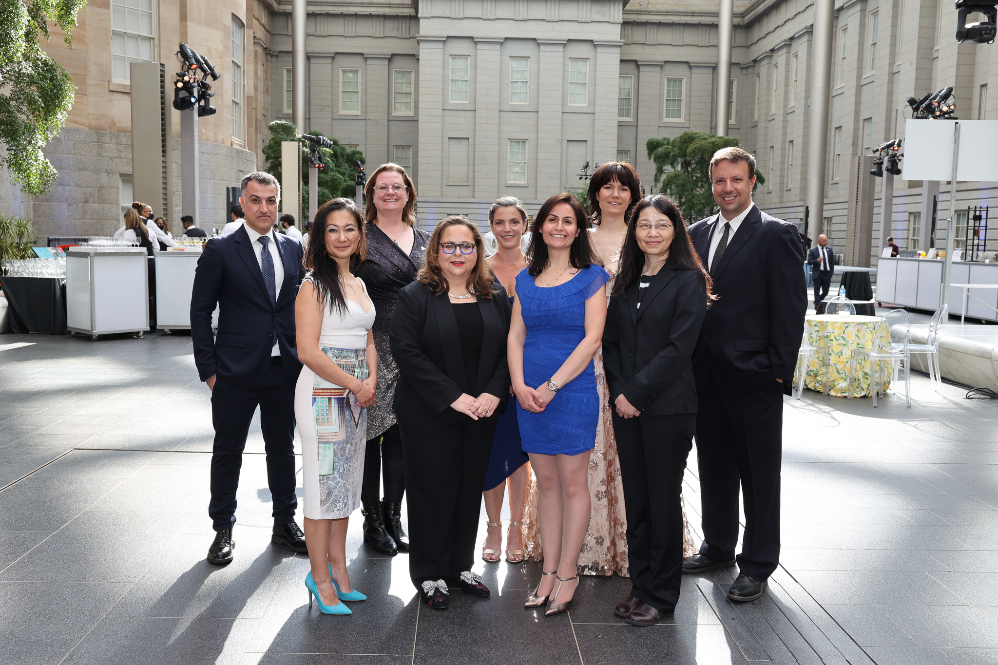 A group photo featuring presenting cocktail scientists during the 2022 BrightFocus Gala.